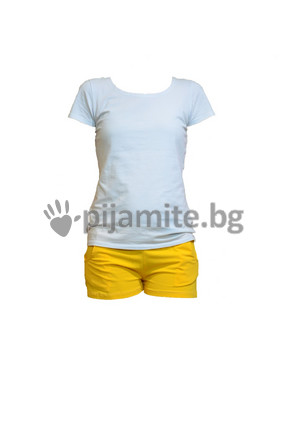 Дамски комплект - тениска с къси панталони 048-2